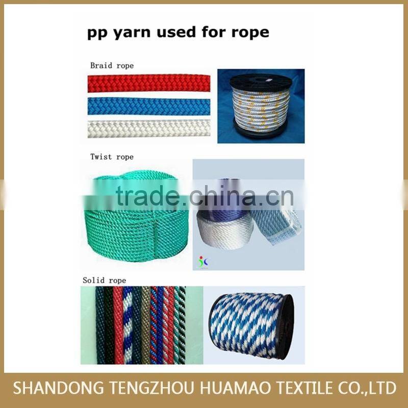 material high teancity pp multifilament yarn