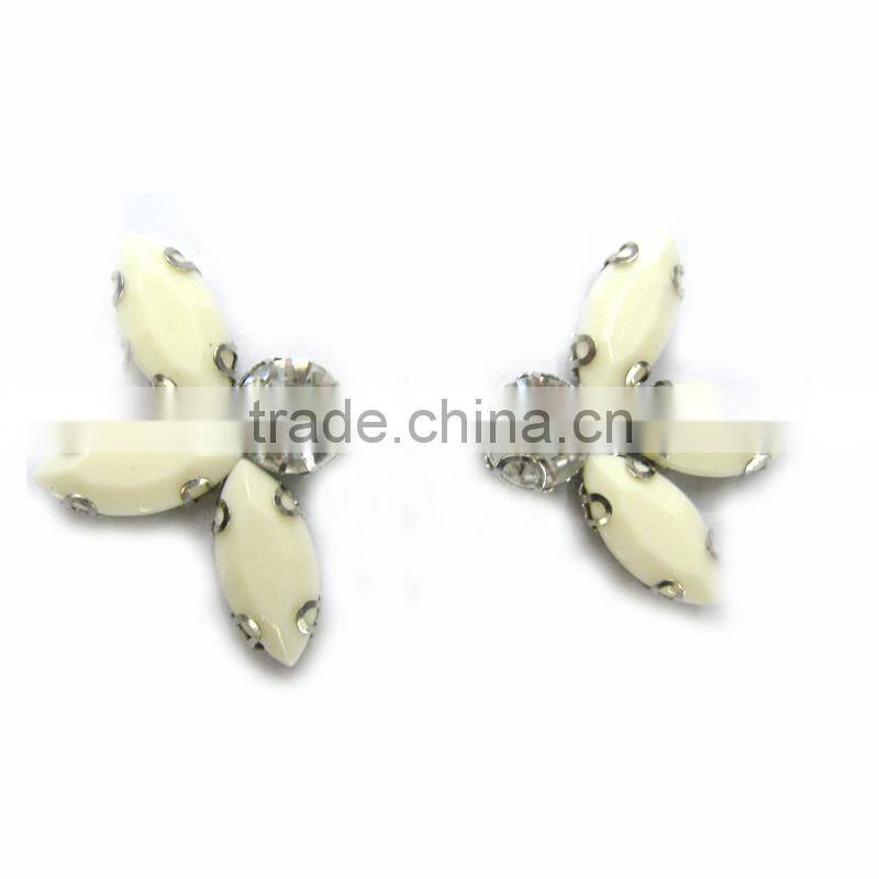 navette chunky milky beads resin stones candy pastel embellished garment apperal claw diy beading