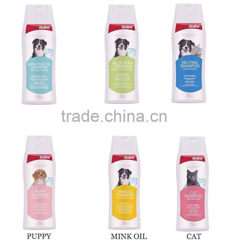 5L dog shampoo private label/organic dog shampoo