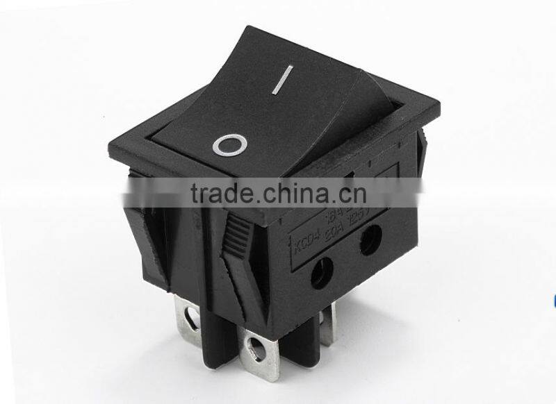 4 pin rocker switch T85 black switch with holes RS--608 best quality