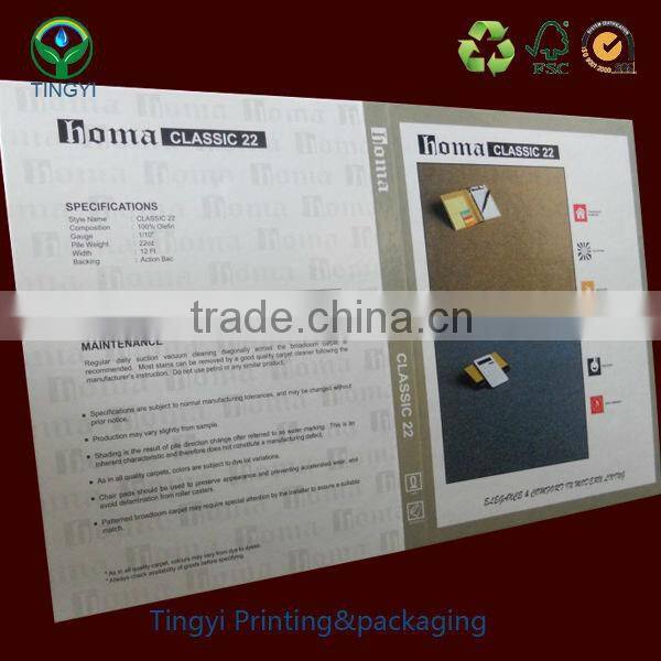 cardboard printed catalog