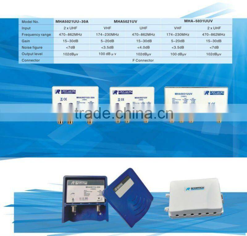 Satellite signal tv antenna amplifier(MA-6031UVF)