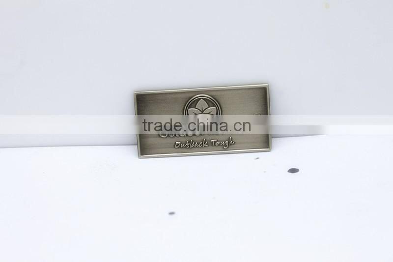 china factory small metal english acrylic 3d logo design letter