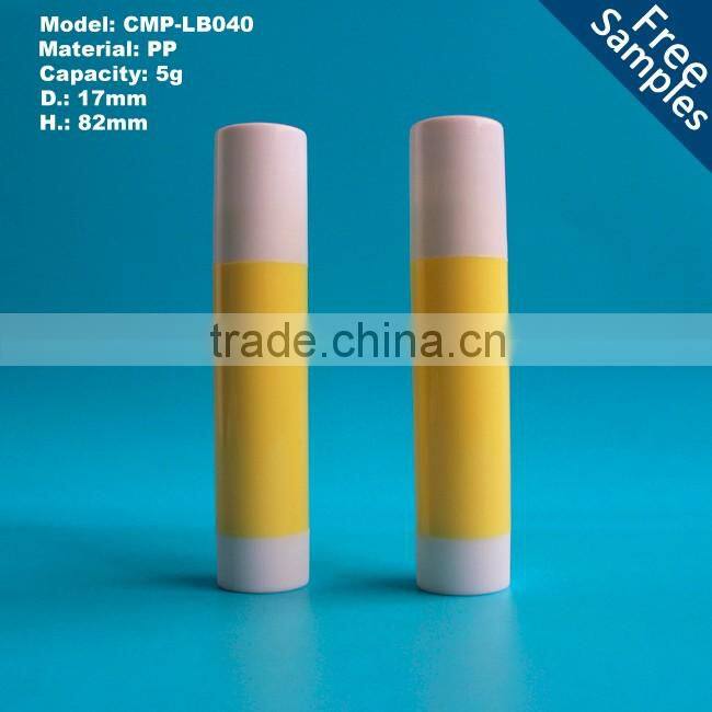 5g lips use and liquid form matte lip gloss lipstick, organic lip balm container ,eos lip balm makeup tube