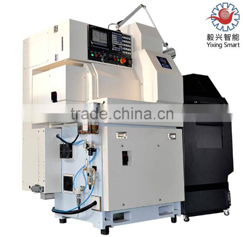 Yixing supply Swiss type twin spindle mini matal lathe machine from China