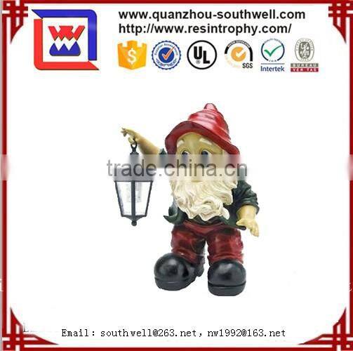 Beautiful garden decoration custom gnome resin statue