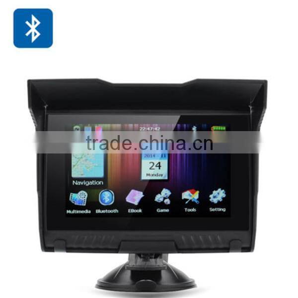 Free maps and multiple countries language 5 inch motorcycle windows ce mediatek gps navigator