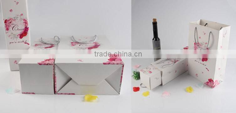REACH certification champagne customized logo flute gift box