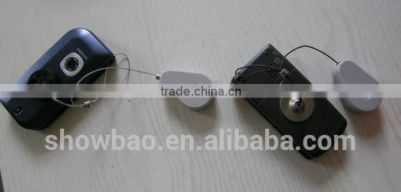 Anti-theft pull box / cable retractor / recoiler / security tether