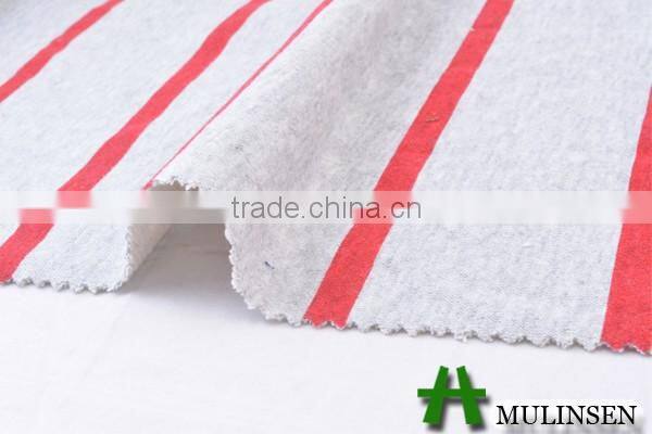Shaoxing knit Heather Grey ground t/c polyester cotton french terry fabric composition