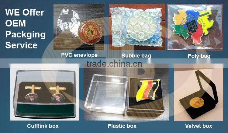 2015 hot sale custom medal with colour ribbon for senior cadre