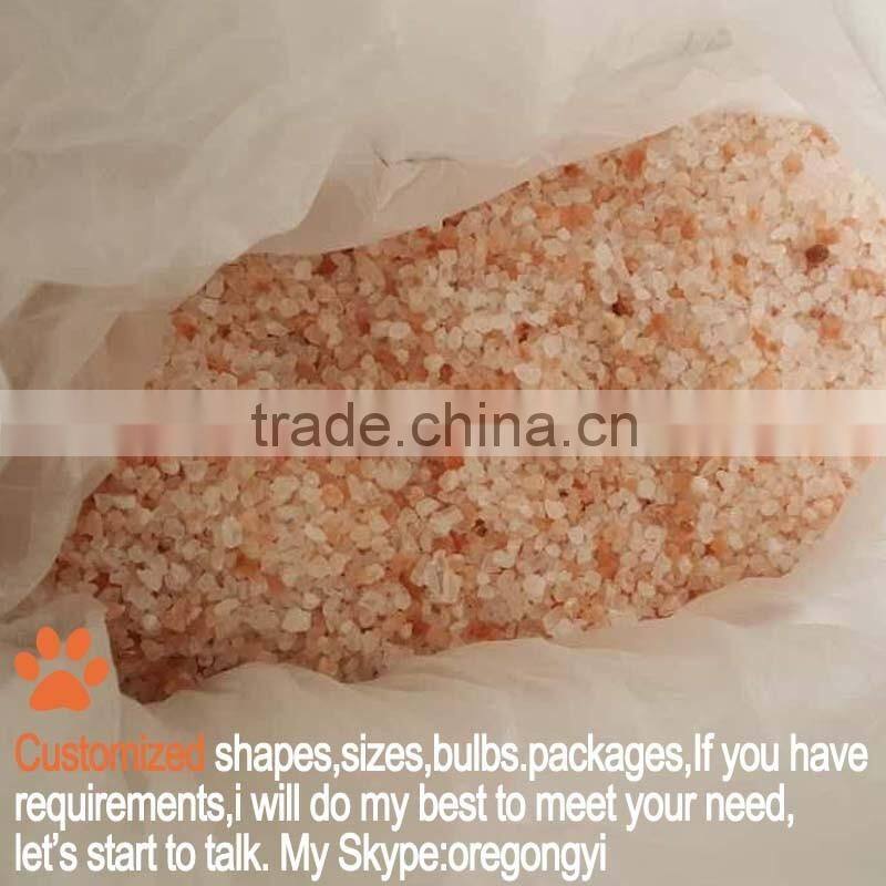 factory directly selling good quality with goood price himalayan rock salt pink granular 2-5mm