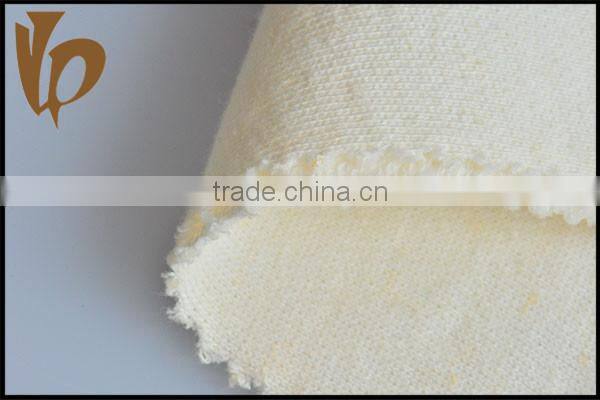 2016 hot sweater fabric knit linen fabric with white color