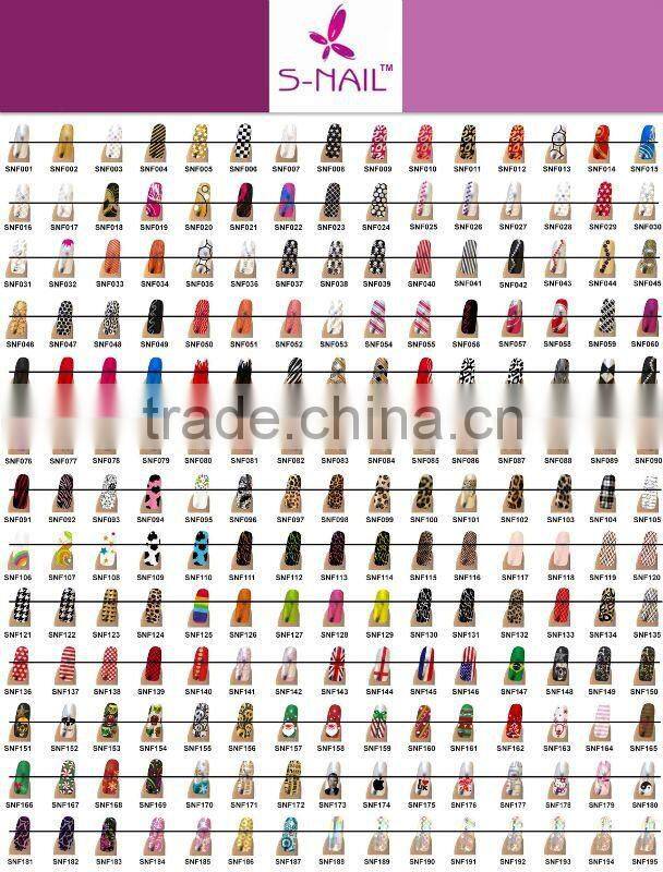 hot sell Random Spots Pink art nail sticker/nail wraps (SFF070)