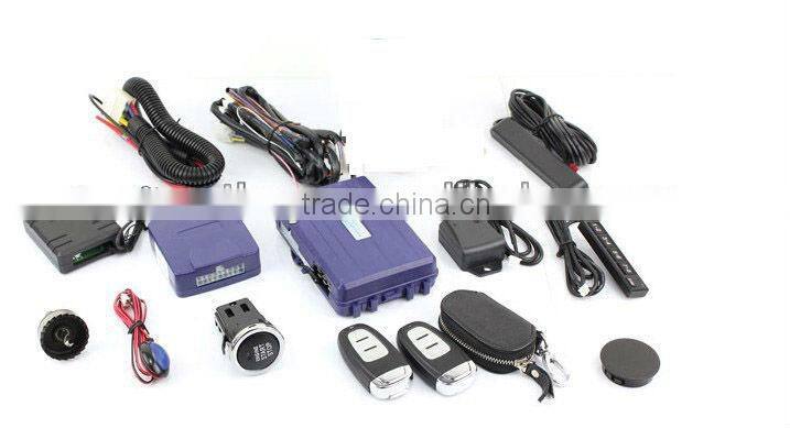 Vehicle car alarm smart start Keyless go engine push start button window closer remote engine start for Chevrolet Cruze