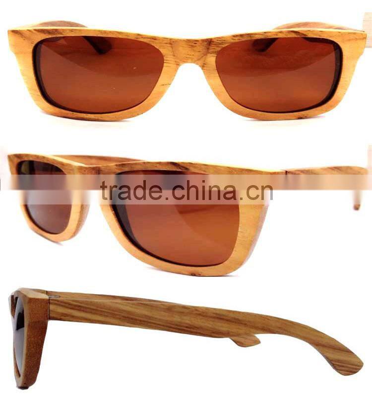 New Style Bamboo Custom logo Wood Sun Glasses