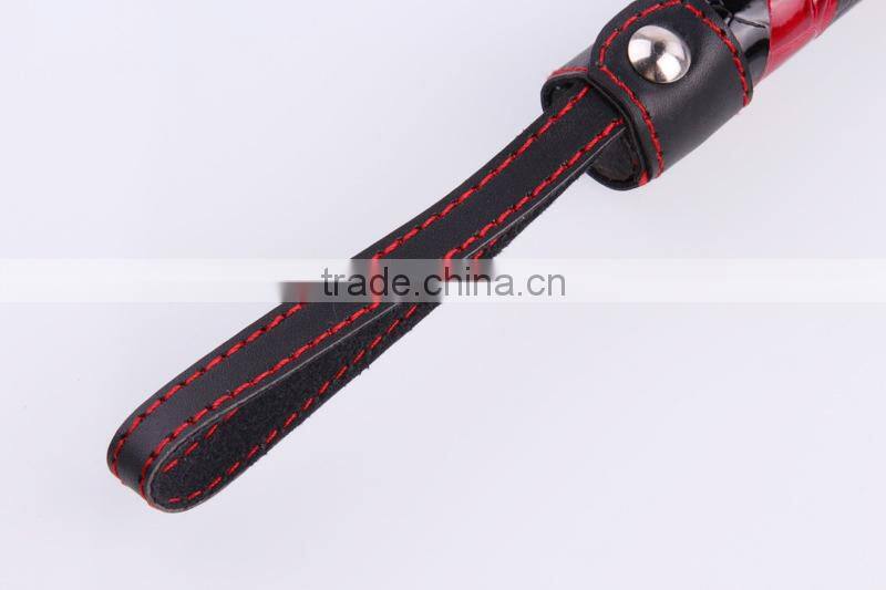 The crocodile grain leather whip Leather Flirt Whip, leather whips,horse bridle