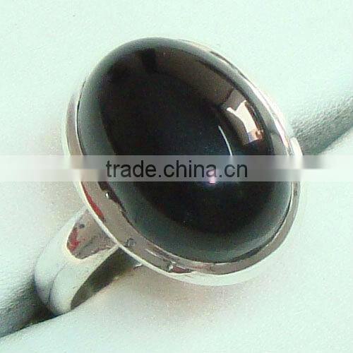 Indian sterling silver semi precious gemstone rings jewellery