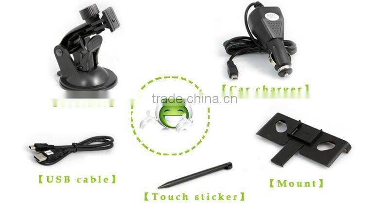 7 inch gps navigation for car Windows CE 6.0 128M RAM 4GB ROM with FM,Bluetooth AV-IN function