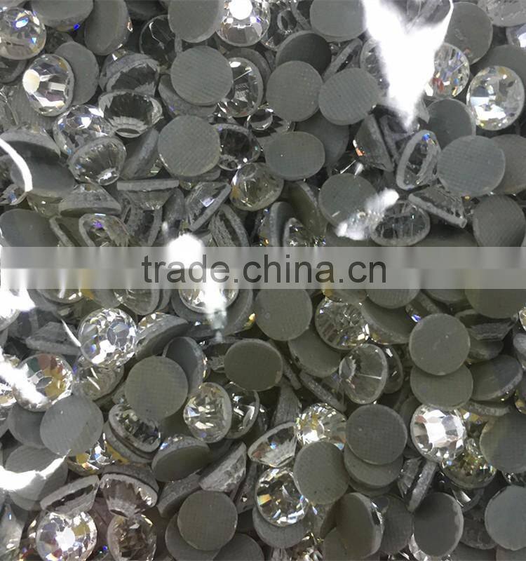 super shining well cut thin side light grey glue ss30 dmc hotfix rhinestone