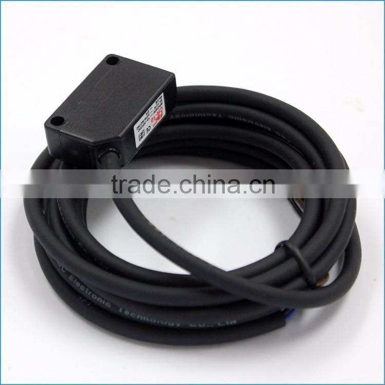 small square 12-24V dc diffuse photoelectric sensor with CE
