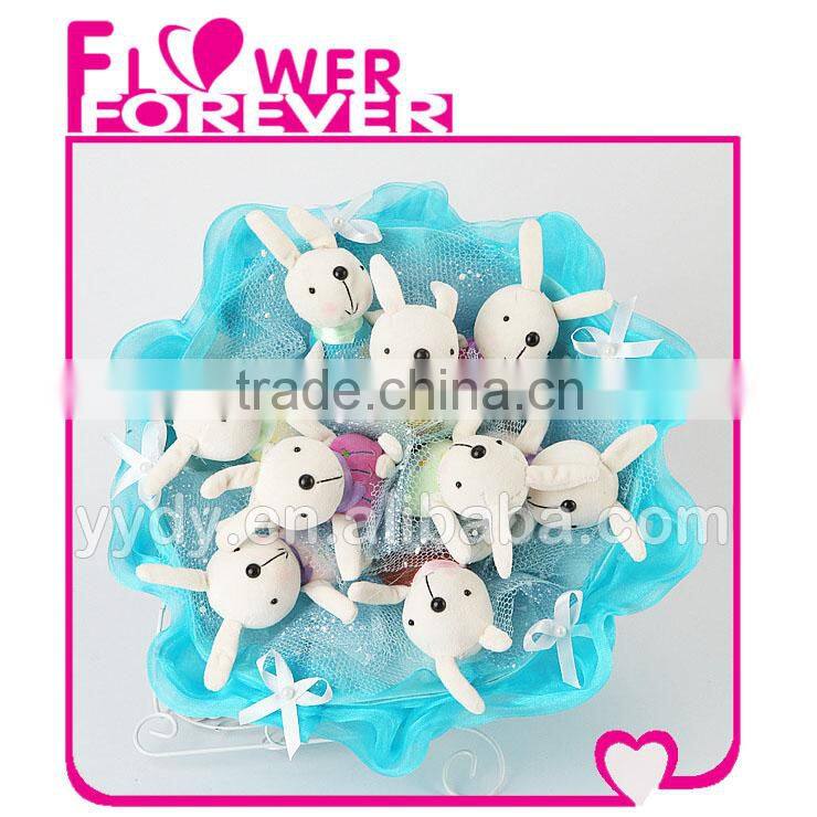 Plush Rabbit Bouquet Unique Birthday Gifts