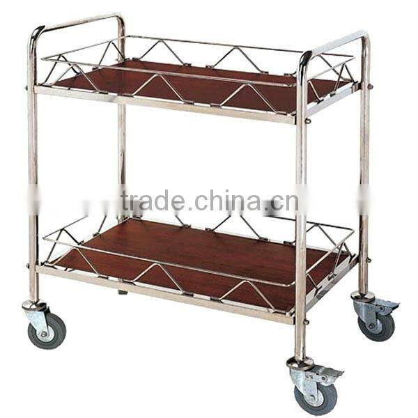 Morden Wooden Airline Food&Beverage Serving Trolleys/Catering Trolley On Wheel