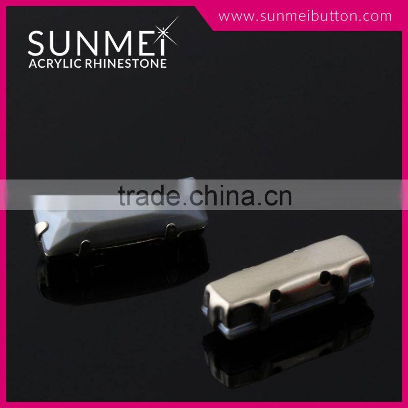 Bulk Octagon Shaped Clawed Acrylic Rhinestones for Frame