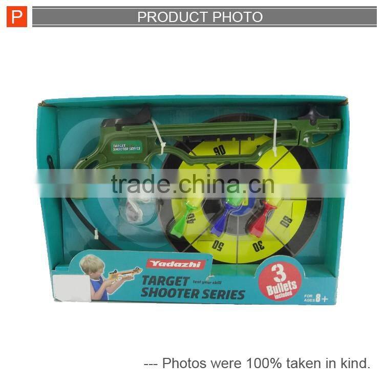 Plastic outer kids toys power target bow shooter toy