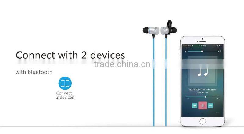 mini wireless sports bluetooth earphone with stereo sound