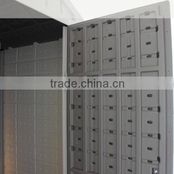 Warranty 5 years UV Resistance HDPE shed