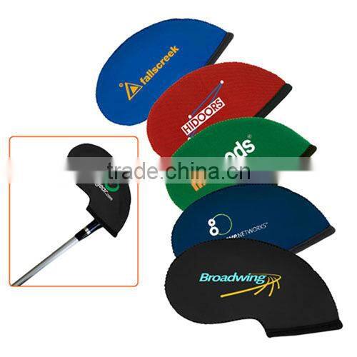 2014 fashionable elastic and durable neoprene golf iron covers