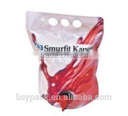 plastic bag spout for household products