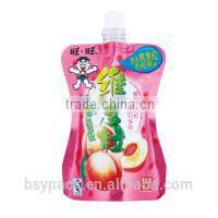 plastic bag spout for household products