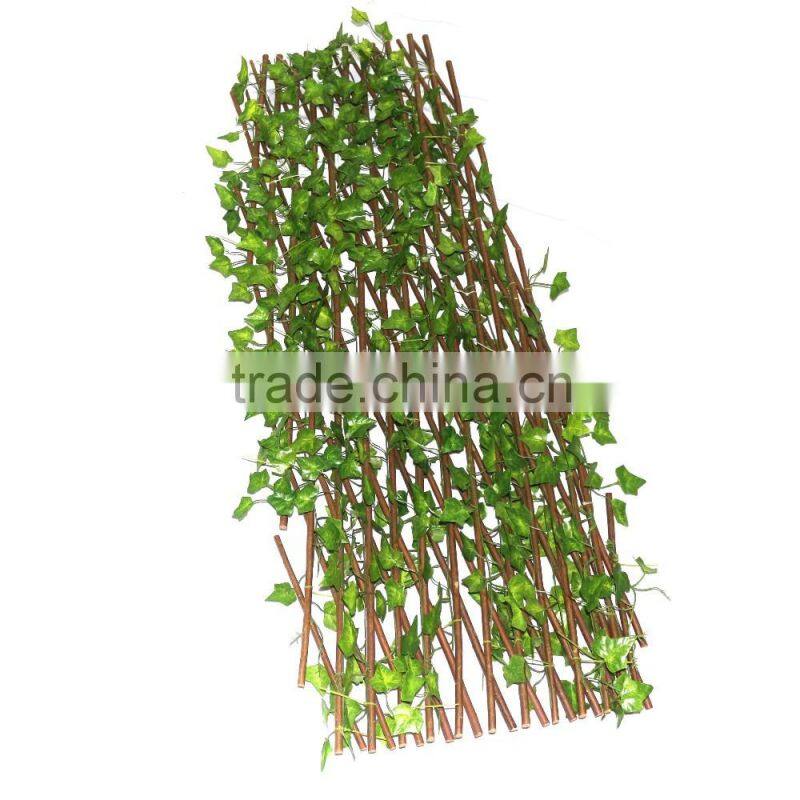 high quality wholesale garden artificial leaf fence