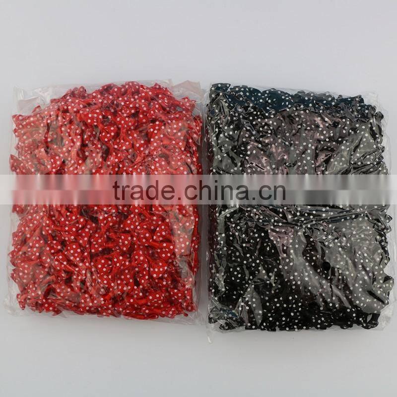 Wholesale fancy handmade gift bows package bows polka dots grosgrain ribbon bow