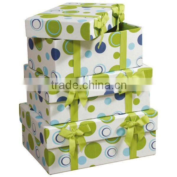 hot sale fashionable paper gift box&Guangzhou cardboard paper shoes box for baby shower
