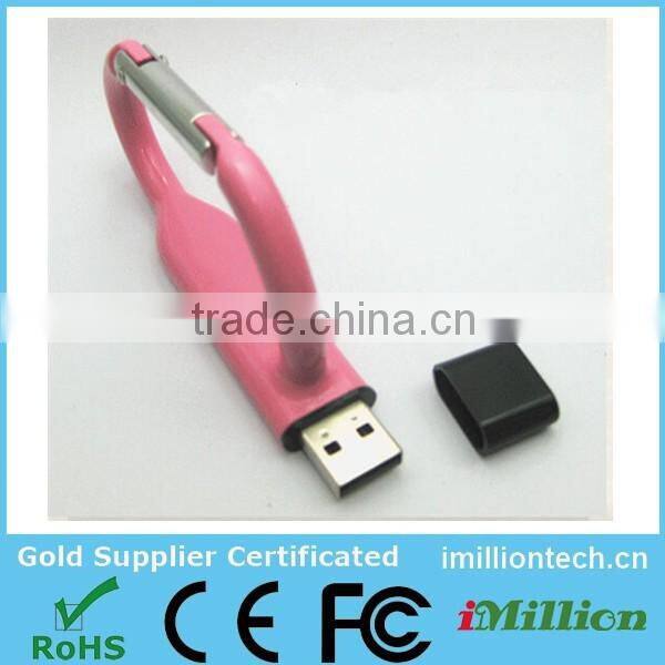 Precise and professional Carabiner usb flash drive 2.0 32GB