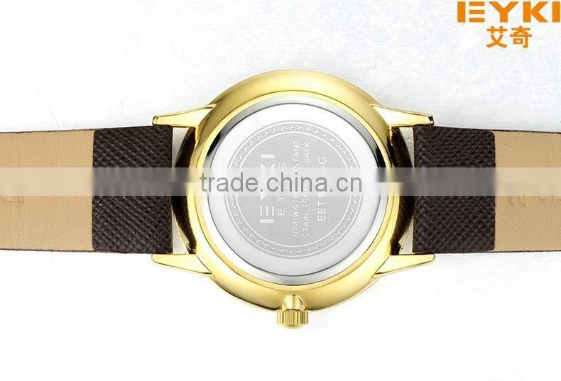 2016 new Fashion leather bracelet watch
