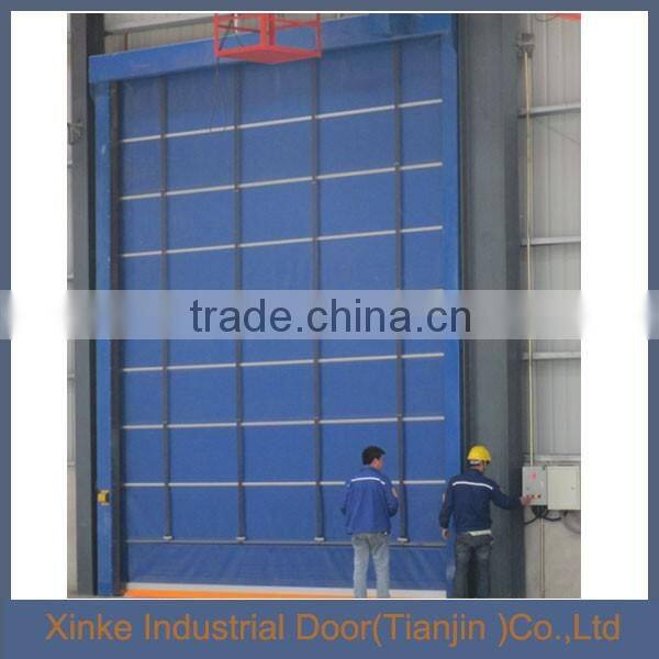 fast folding industrial door/ high speed automatic stacked door STD-003