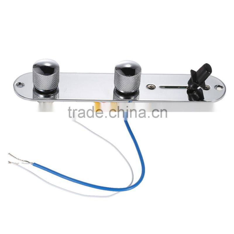 Electric Guitar 3-way Switch Wired Loaded Control Plate Circuit Boardfor Full Set Series