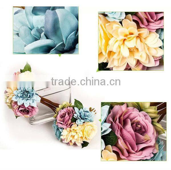 Real touch artificial flower bouquet/wedding bouquet wholesale artificial flower