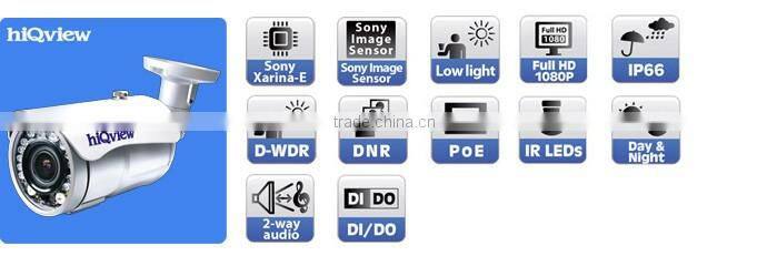 HIQ-6352 Low Light Full HD Outdoor Bullet PoE IP Camera