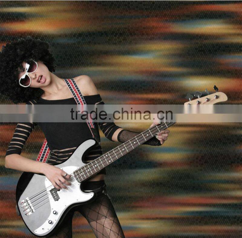 paining effect black and white flower wallpaper for living room