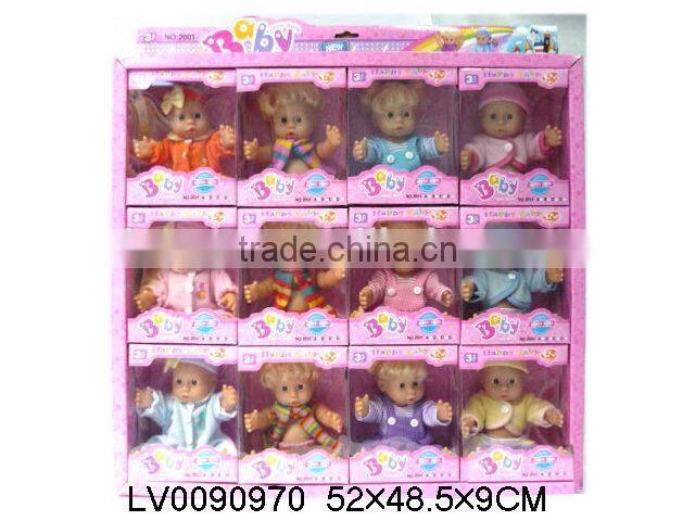 2014 New Fashion 4 Inch Mini Doll (6 In 1) For Baby Gift