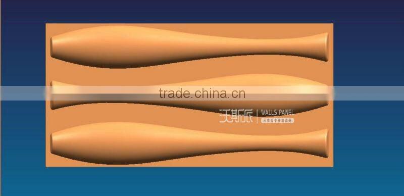 3D fireproof walls panel