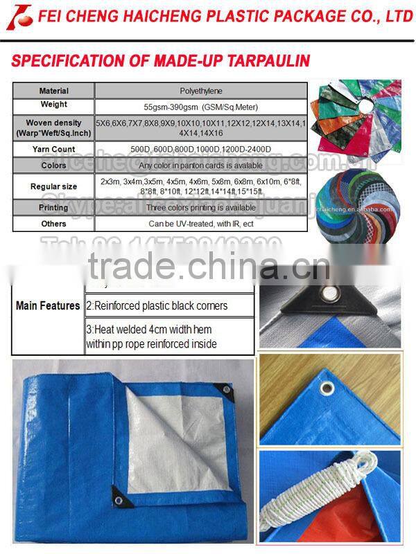 Laminated woven clear transparent agriculture tarpaulin