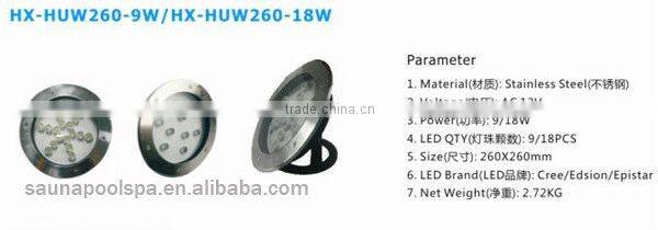 multi color led swimming pool LED