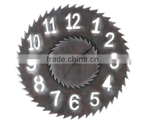 16 inch gear MDF clock for home decor