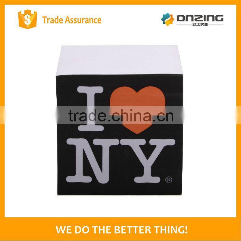 Custom printed paper block note cube memo cube
